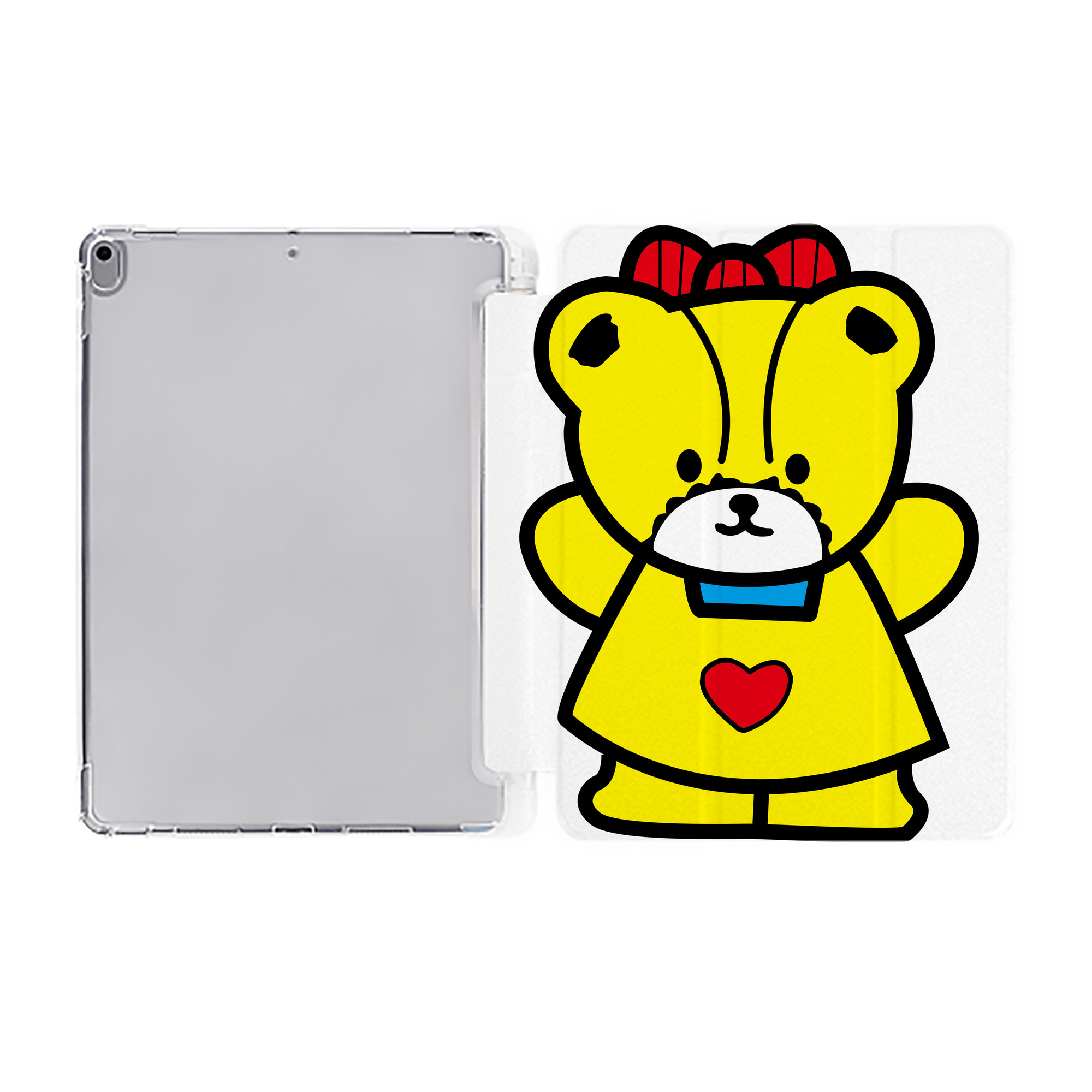 （画像用） Hello Kitty ハローキティ IPad ケース ペン収納付き 三つ折りスタンド PUレザー×シリコン 対応機種9.5/10.5/10.9インチ